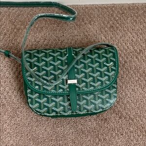 Green and White Crossbody Bag NEW